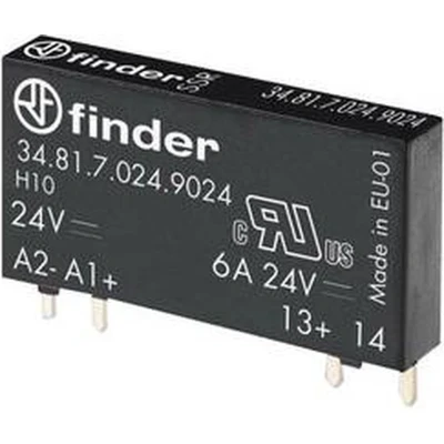 Afbeelding van Finder Halfgeleiderrelais 34.81.7.005.9024 Schakelspanning (max.): 33 V/DC Direct schakelend 1 stuk(s)