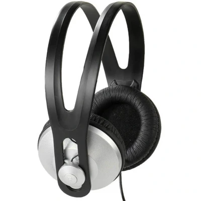 Afbeelding van Vivanco SR 97 On Ear koptelefoon Kabel Zwart, Zilver