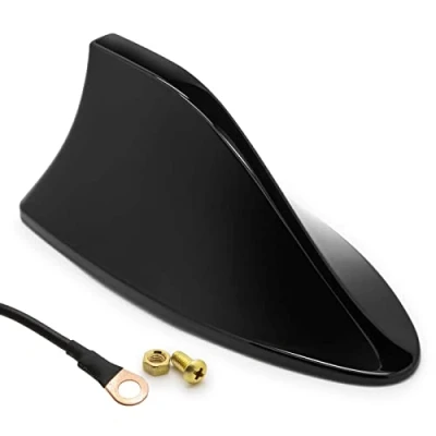 Afbeelding van Adapter Universe® 1245 Shark Auto Hai Dakstang Antenne Voet Sokkel Universele FM Radio AM Zwart Set