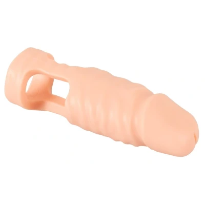 Afbeelding van Realistixxx Dubbele Penetratie Sleeve Dildo 15 cm Ballstretcher Voorbind voor Mannen Zijdezacht Natuurlijk Gevoel