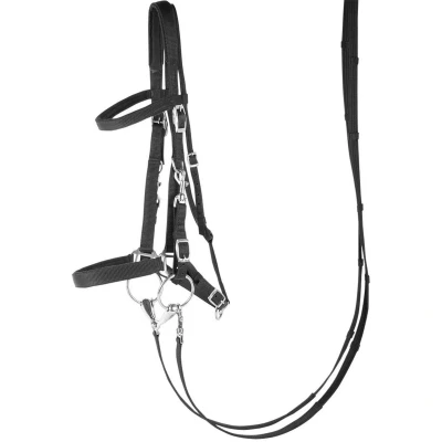 Afbeelding van Harry&#039;s Horse Hoofdstel/halster Zwart Shetland
