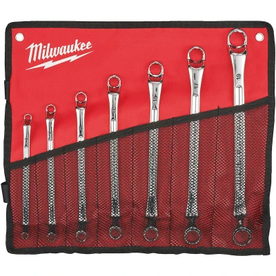 Afbeelding van MILWAUKEE 4932492737 dubbele ringsleutelset 7 delig