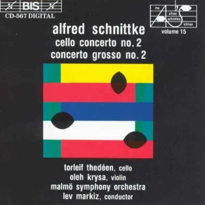 Afbeelding van Torleif Thedéen, Oleh Krysah, Malmö Symphony Orchestra Schnittke: Cello Concerto No.2/Concerto Grosso No.2 (CD)