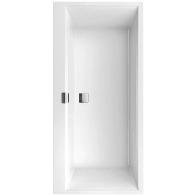 Afbeelding van Villeroy &amp; Boch Squaro Edge kunststof bad quaryl rechthoekig inclusief