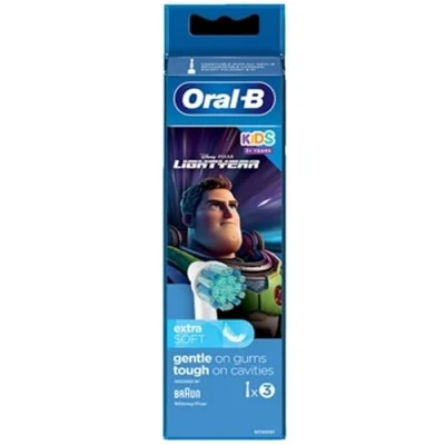 Afbeelding van Oral B Kids Opzetborstels Met Disney Lightyear 3 stuks