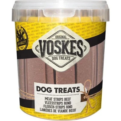 Afbeelding van Voskes Emmer Vleesstrips Rund 600 gr