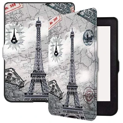Afbeelding van Case2go E reader Hoes geschikt voor Kobo Nia Sleepcover Auto/Wake functie Magnetische sluiting Eiffeltoren