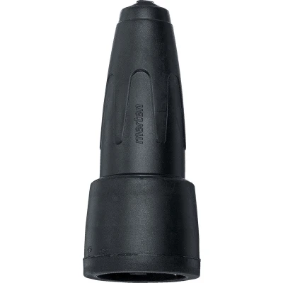 Afbeelding van Merten Rubber Koppelingsstekker 230V IP20 Zwart 172991 E3PX9
