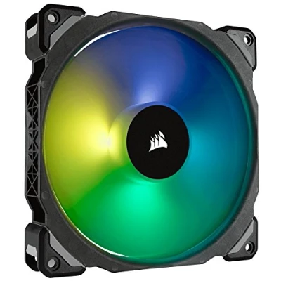 Afbeelding van Corsair ML140 PRO RGB, 140 mm hoge druk met laag geluid, premium magnetische levitatieventilator, alleen verkocht