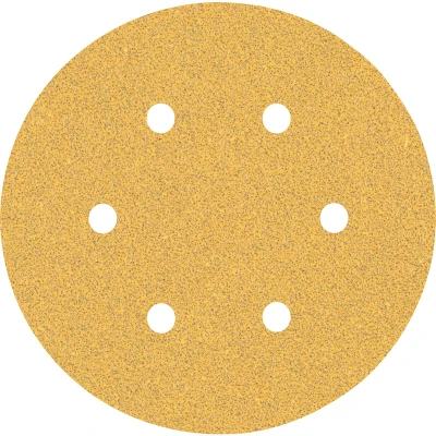 Image de BOSCH 2608900918 Feuille abrasive Expert C470 Best pour le bois et la peinture, diamètre 150 mm, grain 60, 6 trous (50 pcs)