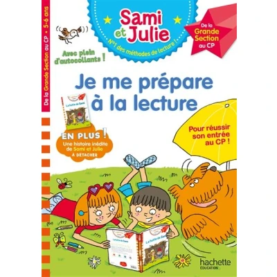 Image de Sami et Julie Je me prépare à la lecture de Grande Section au CP Cahier vacances 2025