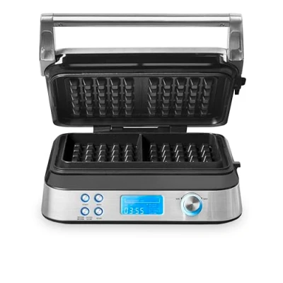 Afbeelding van Gastroback Advanced Control 2 wafel(s) 1600 W Zwart, Zilver