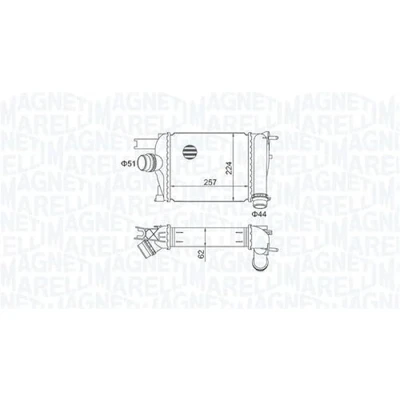 Afbeelding van Magneti Marelli Interkoeler 351319205170