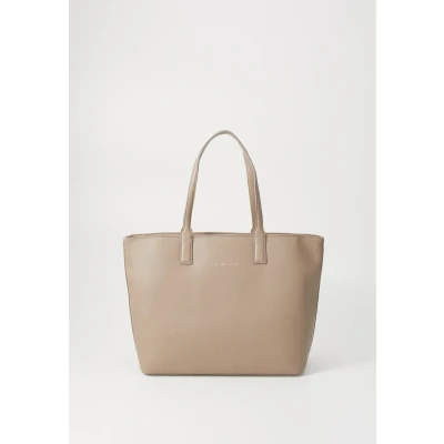 Afbeelding van Tommy Hilfiger Logotape TOTE Shopper, Dames, Maat: One Size, Coastal taupe