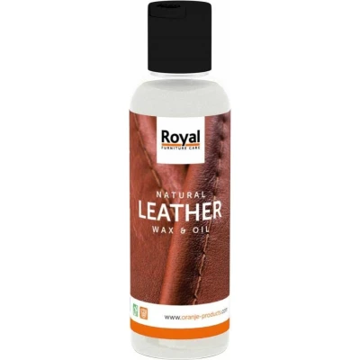 Afbeelding van royal furniture care natural leather wax oil 150 ml
