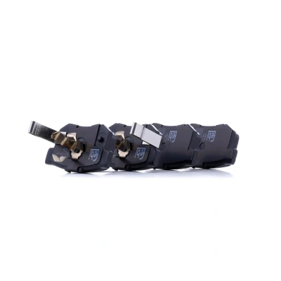 Afbeelding van FEBI BILSTEIN 116308 Remblokkenset Achteras Met akoestische slijtagewaarschuwing anti kreukplaat, plunjerclip HONDA: CR V 4, ACCORD 8