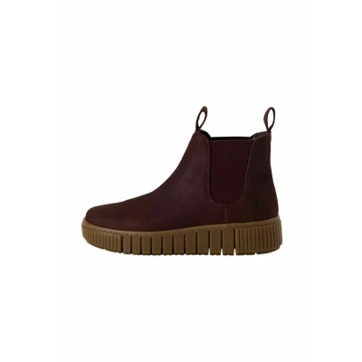 Afbeelding van Tamaris MIT Removable Enkellaarsjes met plateauzool, Dames, Maat: 38, Bordeaux Schoenen