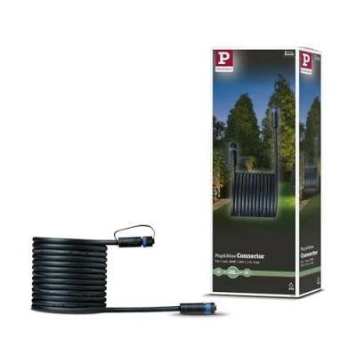 Afbeelding van Paulmann 94276 Verlichtingssysteem Plug&amp;Shine Verbindingskabel Zwart