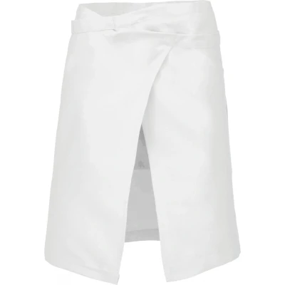 Afbeelding van Kariban Katoenen halflang schort K898 White
