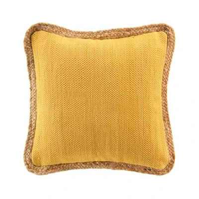 Afbeelding van Decoratief kussen met jute bies, 45 x cm