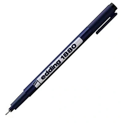 Afbeelding van edding 1880 drawliner 0.1 zwart 1ST 0,1 mm / 4 188001001