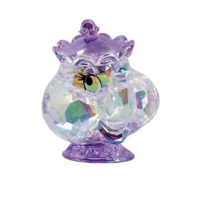 Afbeelding van Enesco FACETS Disney Belle en het Beest figuur mevrouw Potts, paars, 7,2 cm