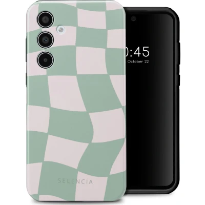 Afbeelding van Selencia Hoesje Geschikt voor Samsung Galaxy A35 Vivid Backcover Groovy Sage Green