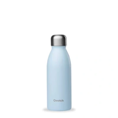 Afbeelding van QWETCH Fles van roestvrij staal, 500 ml, fles, volwassenen, uniseks, blauw (blauw), Eén maat