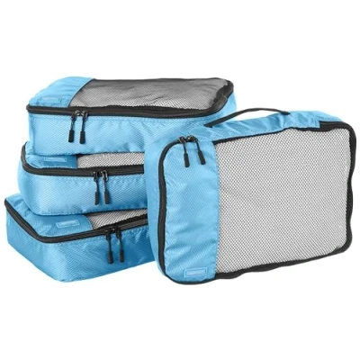 Image de Amazon Basics Grandes poches à vêtements, bleu ciel, M