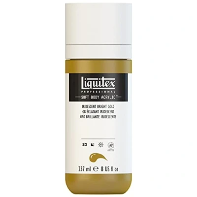 Afbeelding van Liquitex Professional Soft Body Acrylfles, 236,8 g, glanzend goud iriserend