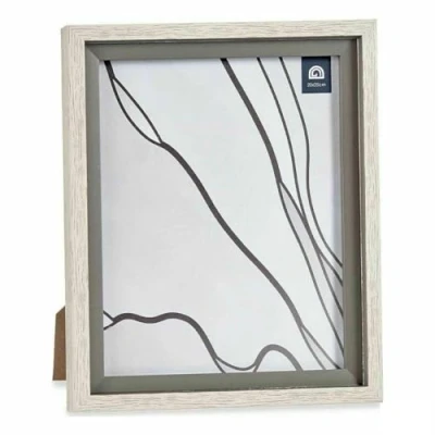 Afbeelding van Fotolijsten 24 x 2 29 cm Kristal Grijs Hout Bruin Plastic (6 Stuks)