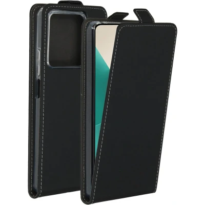 Afbeelding van Accezz Hoesje Geschikt voor Xiaomi Redmi Note 13 (5G) Met Pasjeshouder Flipcase Zwart