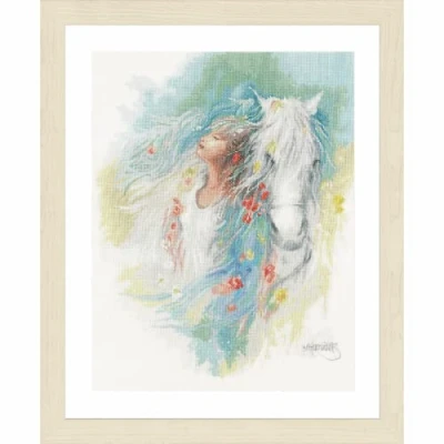 Afbeelding van Telpakket kit &quot;Thoughts&quot; Lanarte PN 0178401