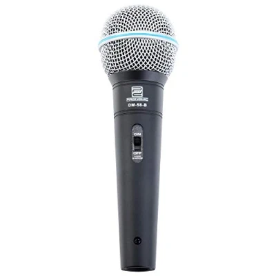 Afbeelding van Pronomic Vocal Microfoon DM 58 B met schakelaar set tas