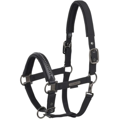 Afbeelding van Eskadron Halster Softshell Pearls Platinum Zwart WB