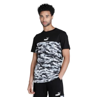 Afbeelding van PUMA Ess Block Camo Tee Heren