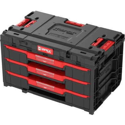 Afbeelding van Qbrick System ONE Lade 3 Gereedschapskist 2.0 587 x 380 340 mm 27 l met drie laden