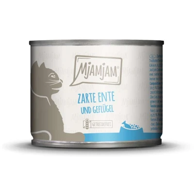 Afbeelding van 6x200g MjAMjAM malse eend en gevogelte nat kattenvoer