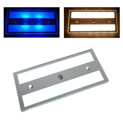 Afbeelding van MARVIX Led lamp, 12 V, 24 dimbaar, 6 W, touch schakelaar, wit/blauw, voor caravan, camper, boot
