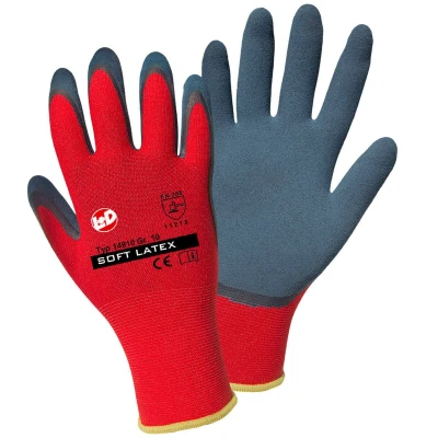 Afbeelding van L+D Griffy Soft Latex 14910 8 Werkhandschoen Polyester Maat (handschoen): EN 388:2016 Cat II 1 stuk(s)