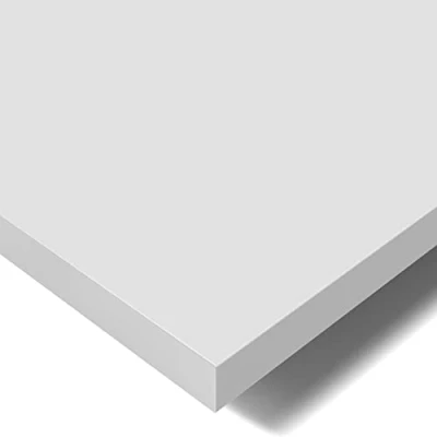 Afbeelding van POKAR Tafelblad, bureau, eettafel, salontafel of keukentafel, lichtgrijs, 120 x 80 2,5 cm