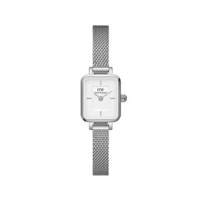 Afbeelding van Daniel Wellington Quadro Horloge silvercoloured, Dames, Maat: One Size, Silver coloured