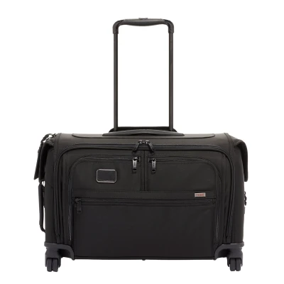 Afbeelding van Tumi Alpha Garment 4 Wheel Carry On black Zachte koffer
