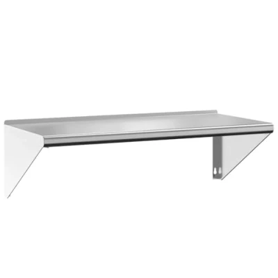 Afbeelding van Wandschap 100x45x31 cm roestvrijstaal zilverkleurig