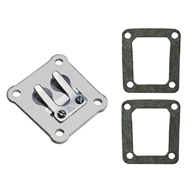 Afbeelding van cyclingcolors Aluminium lamellenset + 2 afdichtingen compatibel met Peugeot 103 SP MVL VOGUE SPX RCX FOX bromfiets