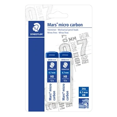 Afbeelding van Potloodstift Staedtler Mars Carbon Micro 0.7mm HB blister