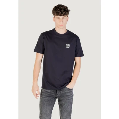 Afbeelding van Crew Neck Short Sleeve TShirt Blue Shirts