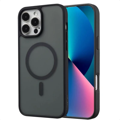 Afbeelding van imoshion Hoesje Geschikt voor iPhone 13 Pro Max Color Guard Backcover MagSafe Zwart