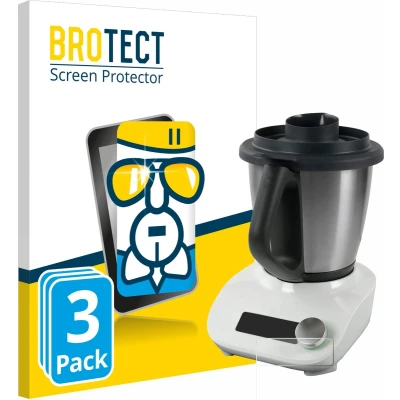 Afbeelding van BROTECT Screenprotector voor Vorwerk Thermomix Friend Folie Beschermfolie Beschermglas transparant (3 Stuks)