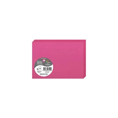 Image de Paquet de 25 cartes pliées Pollen 111x158mm Rose Fuchsia 210g